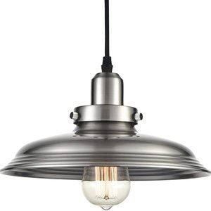 WILDSOUL 20031-TG-1 Industrial Farmhouse Barn BLACK Pendant Hanging Light